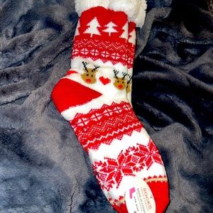 Fuzzy slip proof socks